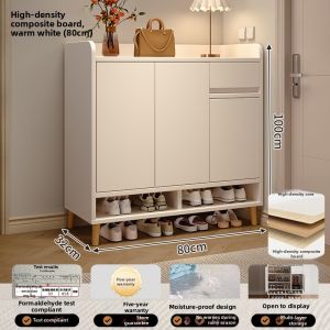 Solid Wood Shoe Cabinet