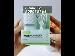 ROBOT RT - K5 Triple USB Charger Adapter Batok Kepala Casan Dual Output 2.4A 1pcs Original