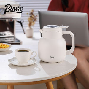 BINCOO ขวดขวดเก็บความร้อนขวดเก็บความร้อนน้ำกันรั่วกระติกน้ำขวดน้ำร้อนหน้าจอดิจิตอลความจุมากความจุ5.5ลิตรสแตนเลสเก็บความร้อนขวดเหล็กสแตนเลสน้ำหุ้มฉนวนพร้อมแก้วกรองสแตนเลสสตีล