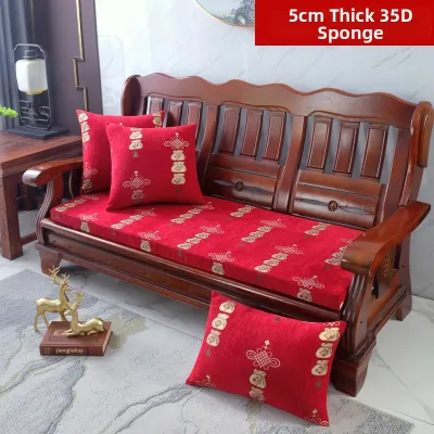 Thick Hard High Density Sponge Removable Anti-slip Sofa Cushion