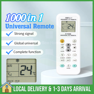 空调遥控器 Air Conditioner Remote Control Universal Aircond/ Aircon/ Air Conditioner Remote Control All Brand/Model Supported Replacement YORK ACSON D@IKIN Aircond Air Cond yk3