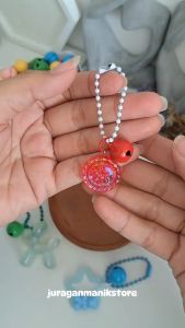 10pcs Rantai Lada Rantai Gantungan Kunci Gantungan Tas Warna Warni