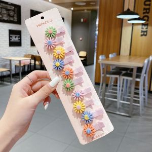 ASRV Childrens Barrettes Girls Princess Hairpin Headdress Cute Baby Bang Clip Accessories Cartoon Clip