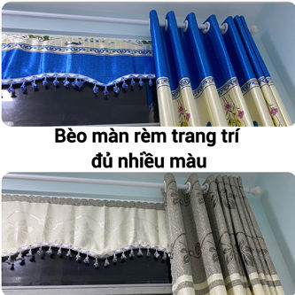 Rèm bèo trang trí, ren dán trang trí trên rèm màn cửa | Lazada.vn
