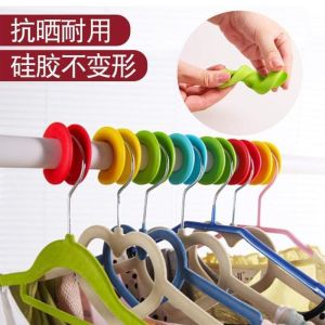 Thickened Windproof Outdoor Clothes Drying Rod Fixing Clip Anti-slip Laundry Isolator Windproof Falling Prevention Device