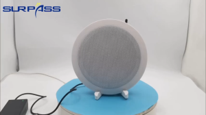 Smart Bluetooth 6Pcs 30W WiFi Built-In 6 Inch Ceiling Speaker Class D Digital Amplifier Active Speaker for Hotel Restaurant