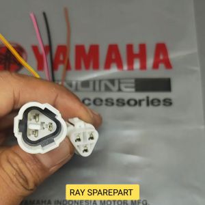 SOCKET KABEL KONEKTOR DLC PIN 3 DIAGNOSTIC SCANNER RISET YAMAHA WATERPROOF / SOKET KABEL MOTOR