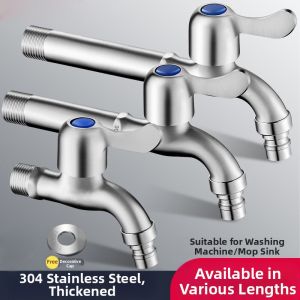Stainless Steel Quick Open Water Supply Laundry and Mop Basin Faucet