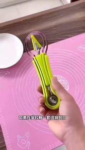 Bộ Dụng Cụ Cắt Tỉa Hoa Quả 3 Món Chuyên Nghiệp - Tạo Hình Sáng Tạo Tiện Ích Cho Món Ăn Đẹp Mắt