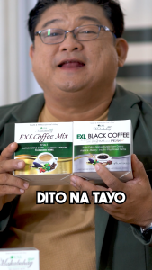 Buy 3 Boxes of EXL Black Coffee with PeakATP and MYHMB + 1 Box Free EXL Coffee Mix 17-in-1