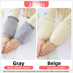 SVORIAHI | Fashionable Short Womens Sleeve Covers For Office Work Downproof Protecting Arms For Students And Office Ladies New Autumn Winter