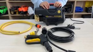 Household high pressure car wash 220V/60HZ car washing machine high pressure power washing machine car wash tool high pressure water gun brush car water pump portable set