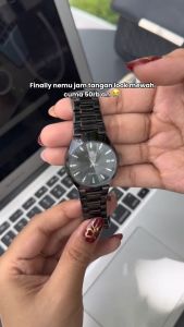 PhiLipe Ricci Jam Tangan Wanita Rantai Hitam Kecil Simple 100% Ori Terbaru Stylish 7597 Free Box