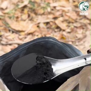 ฮิวมิกยางพารา ฮิวมิคผงเข้มข้น กรีดยางได้เร็วขึ้น ฟื้นฟูระบบราก รากแทงเร็ว ปรับสภาพดิน เพิ่มประสิทธิภาพปุ๋ย ละลายน้ำ100% ทาร์โบฮิวมิก 1 กิโลกรัม