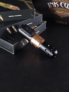 Máy Phun Xăm Không Dây Ambition Soldier270S Hành Trình 5.0+4.5mm Mô Tơ Không Chổi Than Mô-men Xoắn Cao Pin 1800mAh Thân Máy Bằng Nhôm Nhẹ