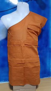 เสื้อ ผ้าพระ อังสะ พระ 7 กระเป๋า อังษะ ผ้าป่าน สำหรับ พระ เณร สังฆภัณฑ์ (ร้านบุญพาสุข)