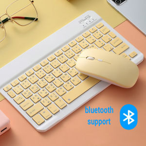 ไทย คีย์บอร์ดบลูทูธไร้สาย สำหรับ โทรศัพท์มือถือ แท็บเล็ต พกพาง่าย - แป้นพิมพ์ราคาเติบโต