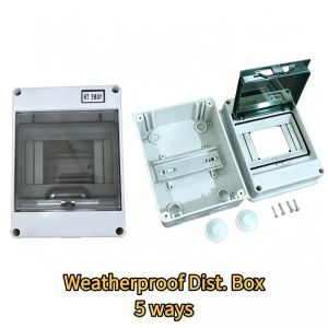 Ways Distribution Box Water Proof IP65 Electrical Household Open-Mounted Electric Box Anti-Leakage E