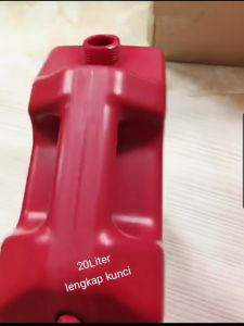 Drigen Bensin Solar bahan bakar Gasoline Jerry Can Jerigen BBM Tebal HDPE 20 Liter + key