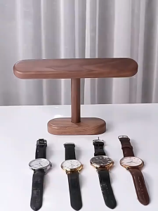 Upscale Watch Bracket Creative Home Decoration Wooden Watch Storage Rack Watch Display Shelf For Trade Show