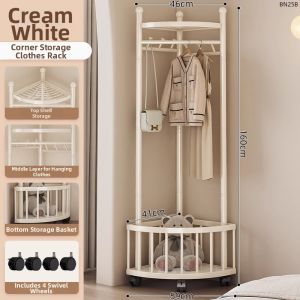 YIMEIYICHENG | Corner Bedroom Simple Luxury Coat Rack