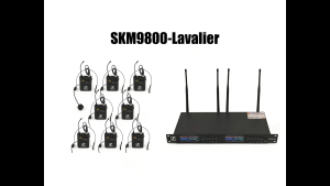 Sennheiser SKM9800 Professional UHF Wireless Microphone System Conference Lavalier Mic for Business Teaching Speech