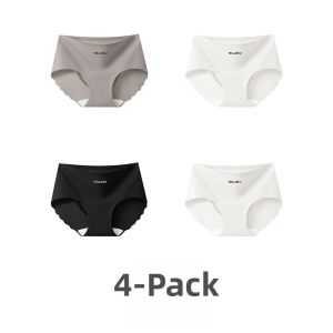miiow | Pure Cotton Antibacterial Ice Silk Womens Underwear Triangle Panties Breathable Comfortable No Trace Underpants For Ladies