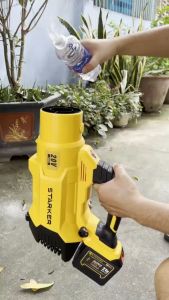 Máy thổi lá - thổi bụi công nghiệp STARKER Công suất lớn Chân pin phổ thông Makita Thổi siêu mạnh Có chỉnh tốc 3 cấp