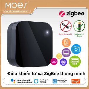 Điều Khiển Từ Xa Thông Minh Đa Năng MOES Tuya ZigBee Cho Nhà Thông Minh Hoạt Động Với Alexa Google Home Điều Khiển Hồng Ngoại