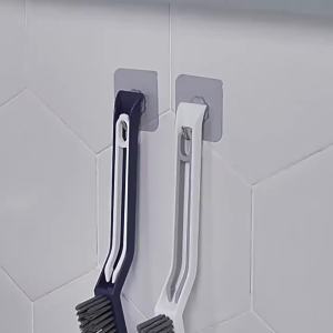 V-Shape Gap Cleaning Brush Hard Bristle Corner Scrubber for Bathroom Tiles Floor Grout Kitchen Sink Crevice Tool Home Cleaning