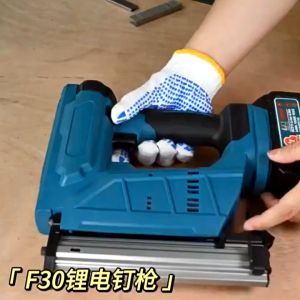 F30 straight nail machine nail gun rechargeable nail machine heavy-duty woodworking tool for nailing concrete