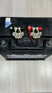 COD SINGARO 2 PCS Terminal Kepala Aki Mobil 4 Way Clamps Quick Release Aluminium Kuningan - SG102