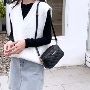 🔥กระเป๋าสำหรับผู้หญิง กระเป๋าสะพายข้าง กระเป๋าหนัง -กันน้ำ 5สี plaid bag ความจุขนาดใหญ่ น้ําหนักเบาและสะดวกสบายBags For Women Shoulder Bag Leather Bag - Waterproof 5 Colors Plaid Bag Large Capacity Lightweight and Comfortable