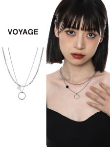 ZHENGZHAO | Sweet And Cool Double-layer Titanium Steel Necklace