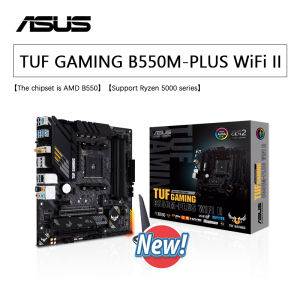 ASUS | ASUS TUF GAMING B550M PLUS WIFI II New AMD B550 micro ATX supports AMD Ryzen 5000 series motherboard socket AM4