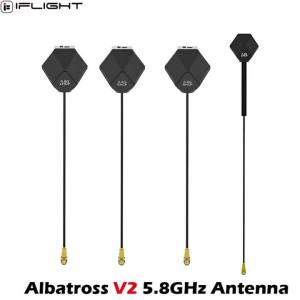 Ăng-ten Máy Bay Không Người Lái Đua FPV IFlight Albatross V2 5.8GHz 2.4dBi UFL 90 ° MMCX LHCP RHCP Kích Thước 65mm/130mm/150mm/170mm Kim Loại Dành Cho Máy Bay RC