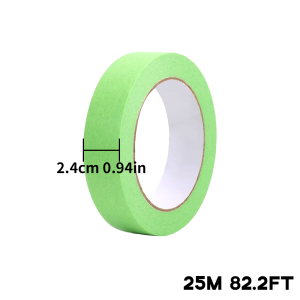 Green Masking Tape Paint Tapes for Walls Painting DIY Crafts Arts Decoration Remove Easily No Residue