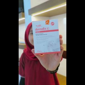 1 Lembar - Dermafix t ONEMED Plester Luka Transparan Anti Air