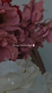 Peony autumn Poppy Cabang 3 Artificial Hias