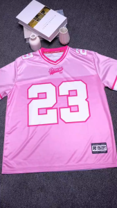 KHF | Jersey Vintage Number 23 CW Wanita Laki-Laki Cewek Futsal Bahan Dryfit Brazil Milano Full Printing Oversize Casual Rugby Retro Streetwear Hockey Retro NFL Bola Olahraga Boxyfit Pakaian