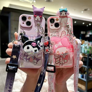 Adorable Kurokos Basketball Team Meow Character Silicone Phone Case with Stand Full Cover Protection for Vivo IQoo Series Phones