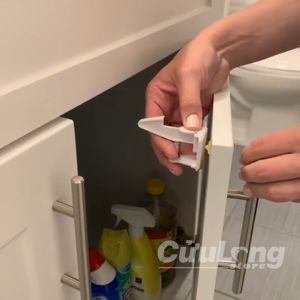 Khóa Ngăn Kéo Thông Minh Cho Bé Chốt Khóa Tủ An Toàn Không Dùng Chìa Cài Tủ An Toàn Thông Minh