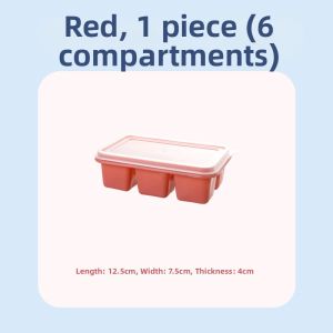 ZEXI | Silicone Pressable Ice Tray Molds for Making and Storing Food at Home