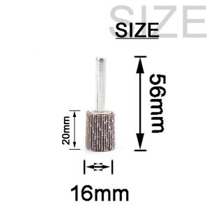 2Pcs 16-80mm Buffing Sandpaper Flap Wheel 60/80/120 Grit Abrasive Grinding Wheel Dremel Accessories with 6mm Shank For Drill