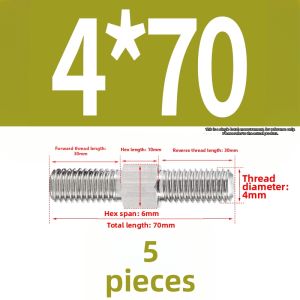 BAIRUITE | Dual Rotation Stainless Steel Screw Rod
