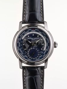 Frederique Constant นาฬิกาข้อมือผู้ชาย Manufacture FC-718NWM4H6 Classics Worldtimer Mens Watch