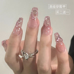 Handmade Nail Art Stickers Short And Medium Length New Autumn Winter Collection Premium Feel Nail Tips for Wearable Nails