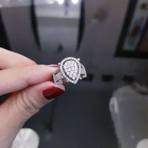 Cincin Wanita Xuping Mewah Permata Berlian XDS21