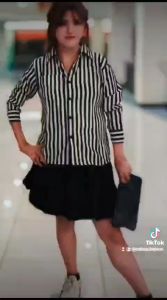 CALISSA FASHION BISA COD KEMEJA /ATASAN WANITA SALUR MODEL LILY LENGAN PANJANG