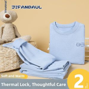 Warm Underwear Set for Children Unlined and Seamless